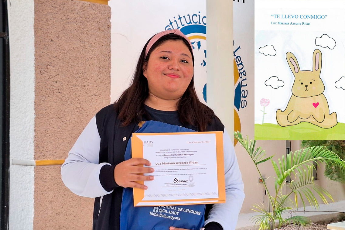 Alumna UADY gana primer lugar en Concurso de Cuento Ilustrado