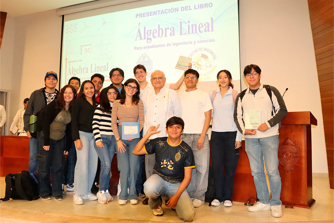 UADY presenta “Apuntes de Álgebra Lineal”, obra del profesor Roger Hervé Pech