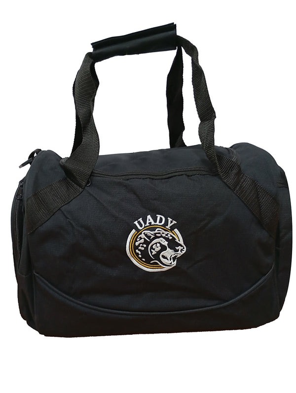 Maleta deportiva negra logo jaguar