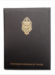 Carpeta negra logo UADY