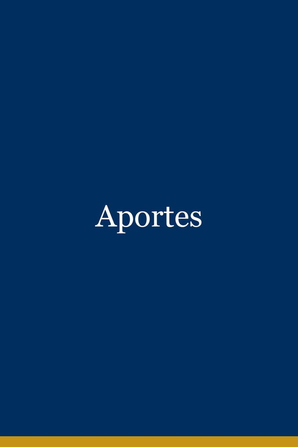 Portada de Aportes
