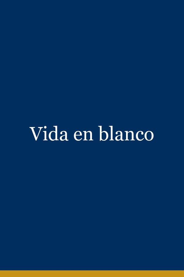 Portada de Vida en blanco