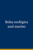 Bolsa ecológica azul marino