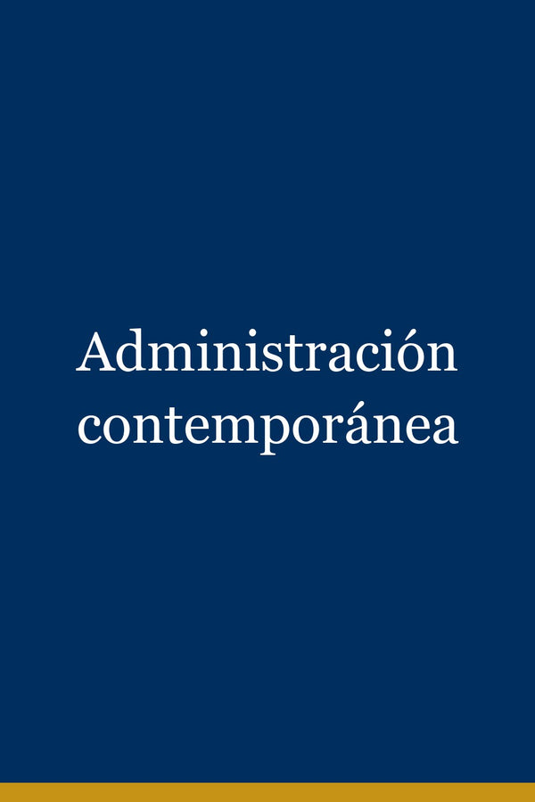 Portada de Administración contemporánea