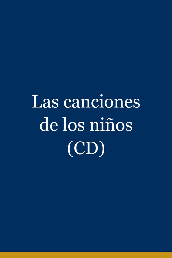 Portada de Las canciones de los niños (CD)