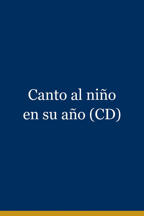 Portada de Canto al niño en su año (CD)