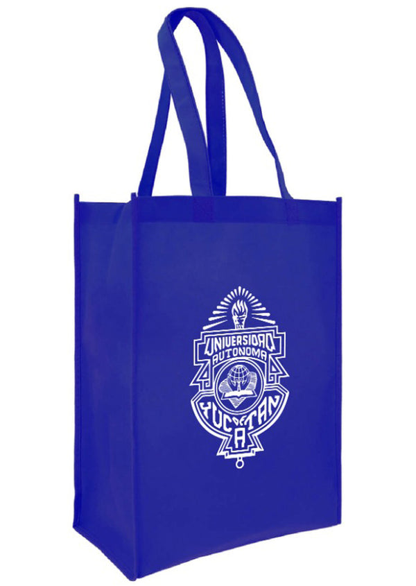 Bolsa ecológica Pacific logo UADY azul