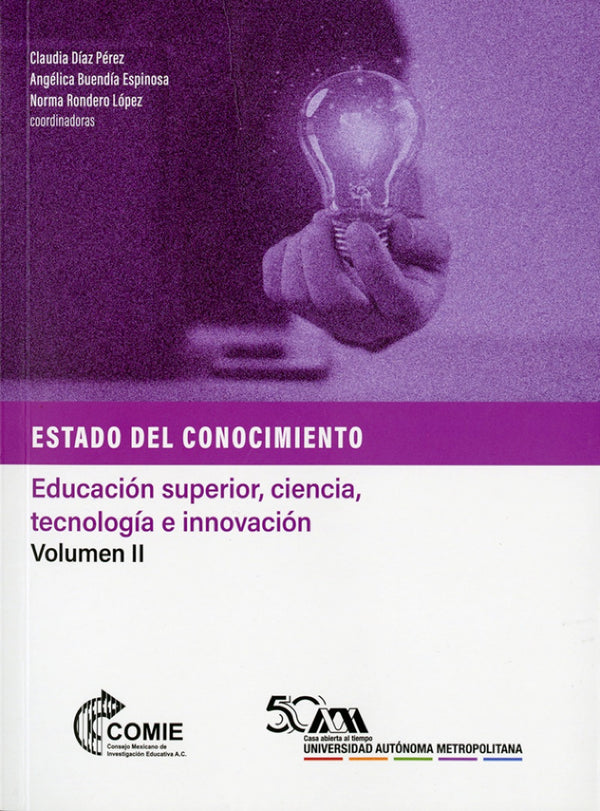 Portada de «Estado del conocimiento. Educación superior, ciencia, tecnología e innovación. Volumen II»