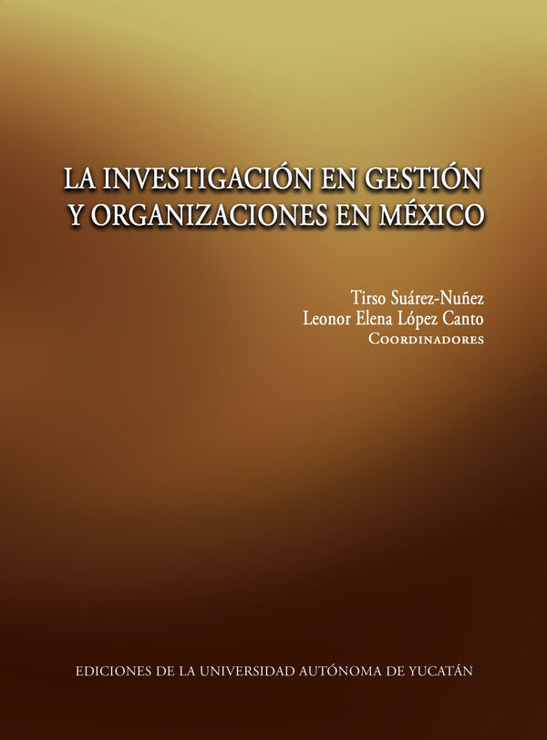Portada de «La investigación en gestión y organizaciones en México»