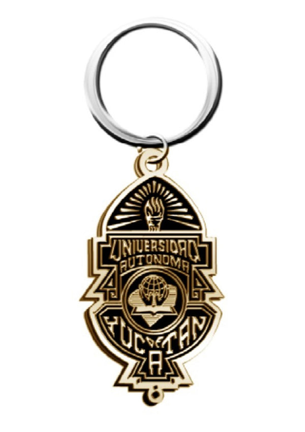 Llavero zamac escudo UADY dorado