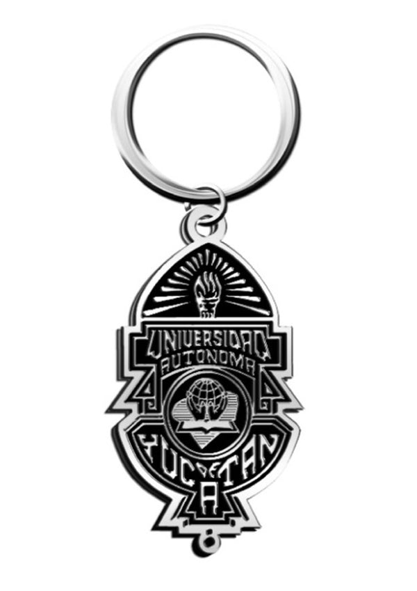Llavero zamac escudo UADY plateado
