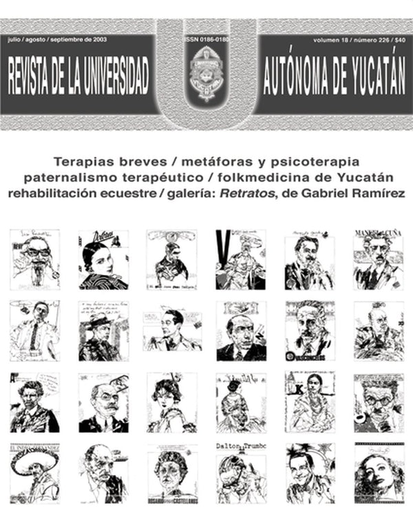 Portada de «Revista de la Universidad Autónoma de Yucatán, núm. 226 (julio-septiembre de 2003)»