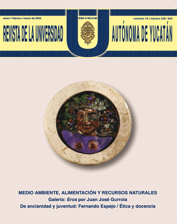 Portada de «Revista de la Universidad Autónoma de Yucatán, núm. 228 (enero-marzo de 2004). Medio ambiente, alimentación y recursos naturales»