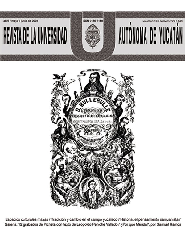 Portada de «Revista de la Universidad Autónoma de Yucatán, núm. 229 (abril-junio de 2004)»