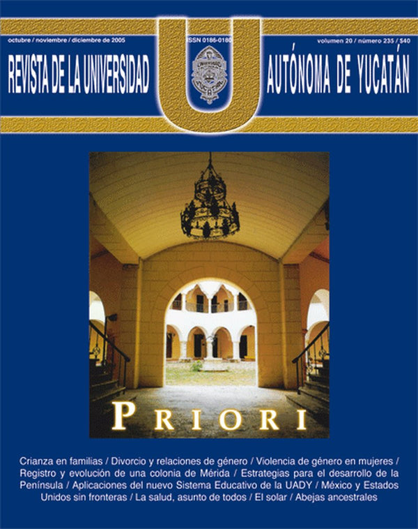 Portada de «Revista de la Universidad Autónoma de Yucatán, núm. 235 (octubre-diciembre de 2005). PRIORI: Programa de Impulso y Orientación a la Investigación»