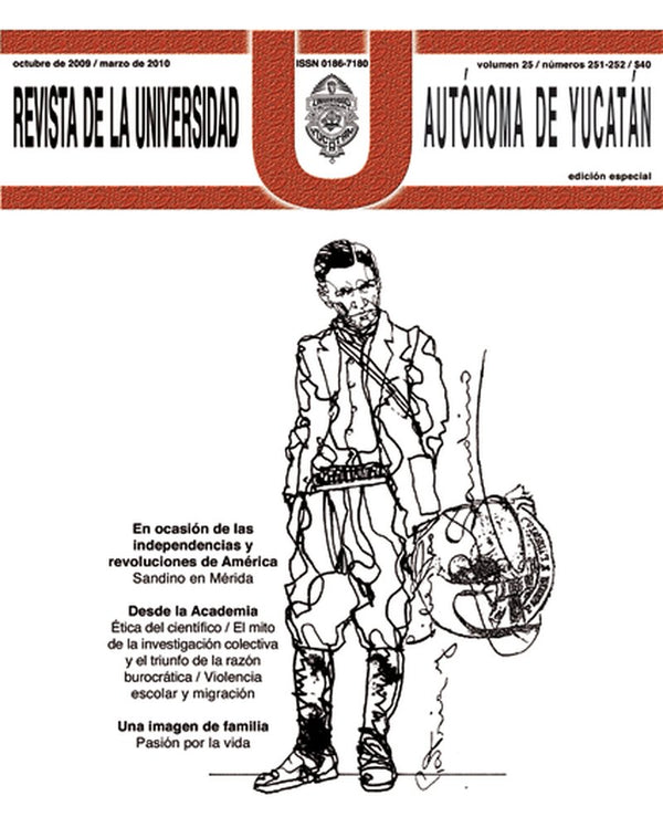 Portada de «Revista de la Universidad Autónoma de Yucatán, núm. 251-252 (octubre de 2009-marzo de 2010)»