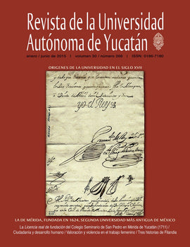 Revista de la Universidad Autónoma de Yucatán, núm. 266 (enero-junio de 2015). Historia de la educación en Yucatán